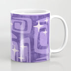 Mid Century Modern Cosmic Galaxies 584 Purple Coffee Mug Gallery Image 1