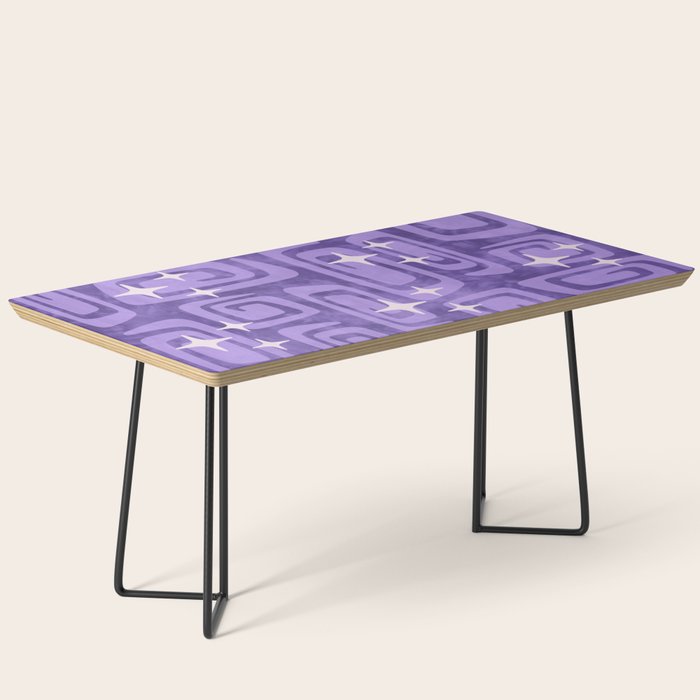 Mid Century Modern Cosmic Galaxies 584 Purple Coffee Table Gallery Image 1