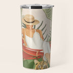 The Lady and the Tiger II Travel Mug Gallery Image 1