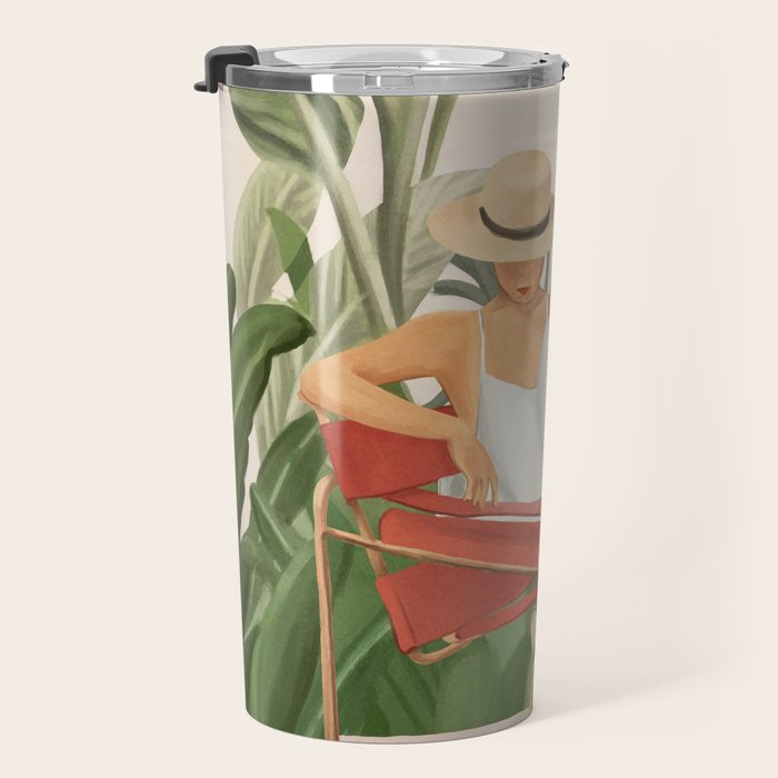 The Lady and the Tiger II Travel Mug Gallery Image 3