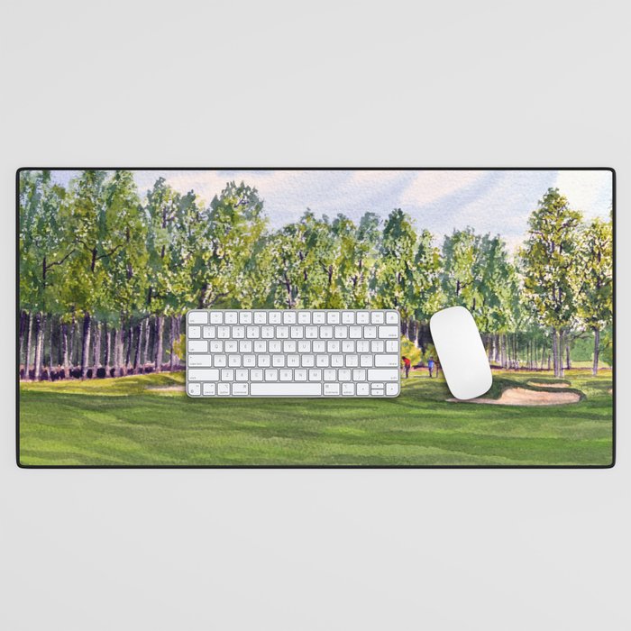 Pinehurst Golf Course No2 Hole 17 Desk Mat Gallery Image 1