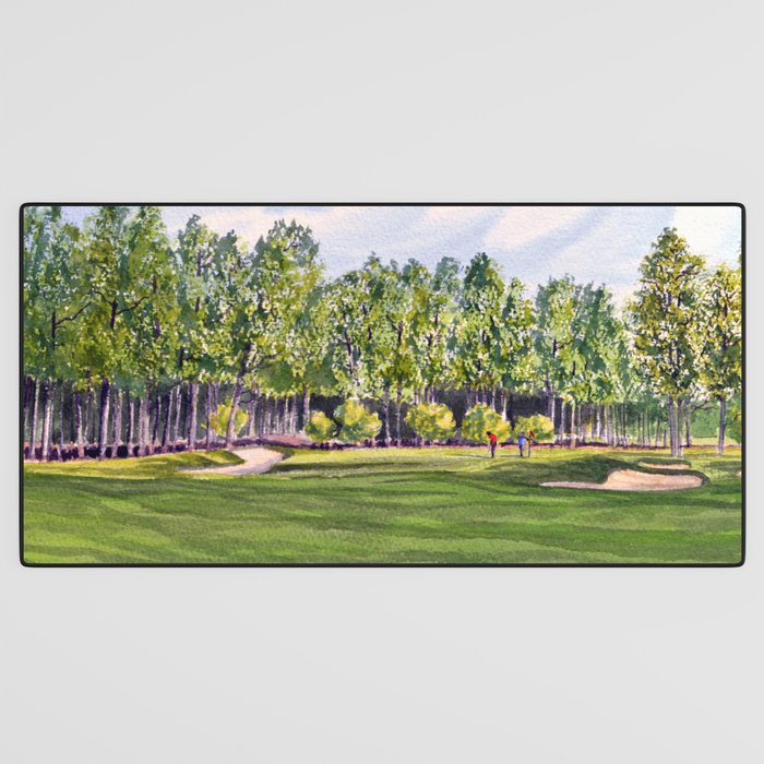 Pinehurst Golf Course No2 Hole 17 Desk Mat Gallery Image 3