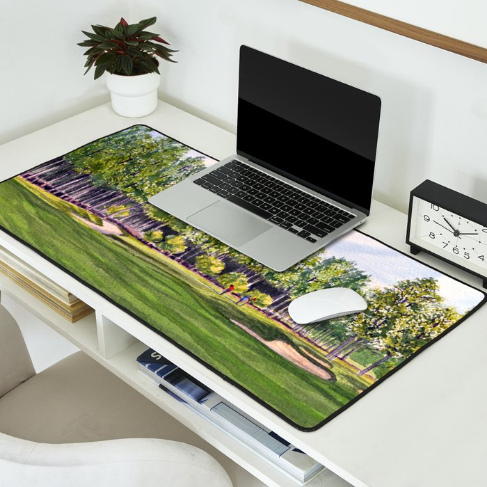 Pinehurst Golf Course No2 Hole 17 Desk Mat Gallery Image 2