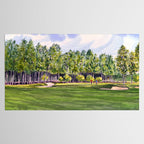 Pinehurst Golf Course No2 Hole 17 Tablecloth Gallery Image 2