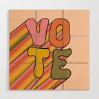 Vote Wood Wall Art Gallery Image 1