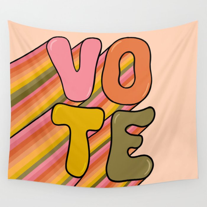 Vote Wall Tapestry Gallery Image 4
