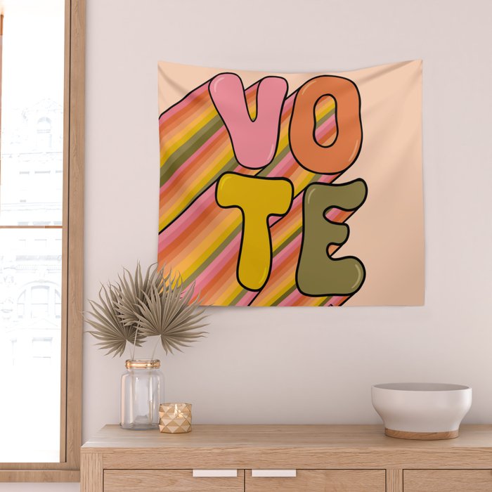 Vote Wall Tapestry Gallery Image 2