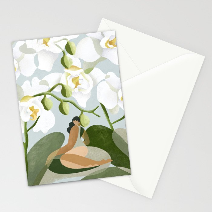 Moth Orchid Stationery Card Gallery Image 2