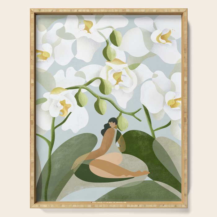 Moth Orchid Serving Tray Gallery Image 1