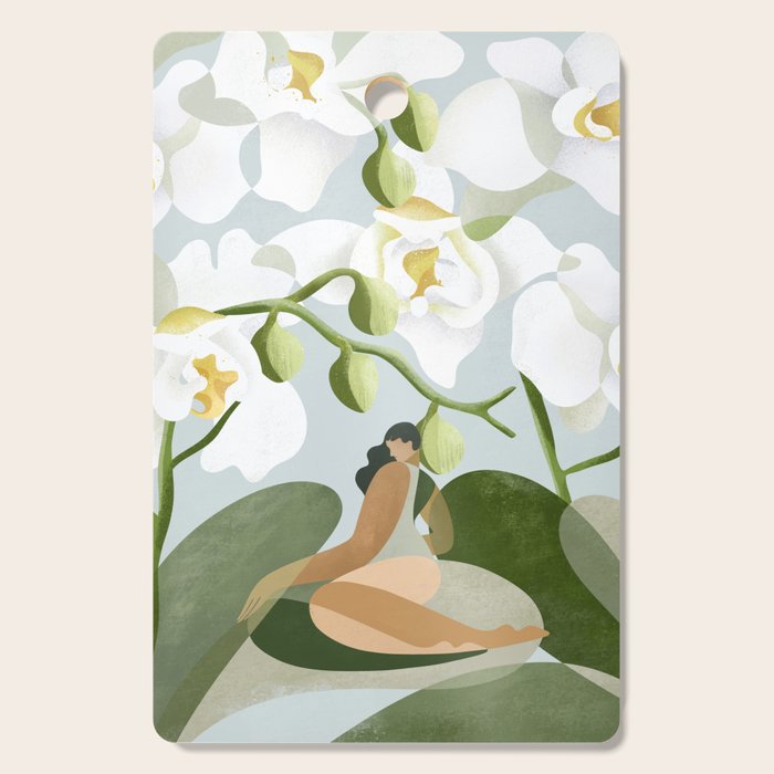 Moth Orchid Cutting Board Gallery Image 1