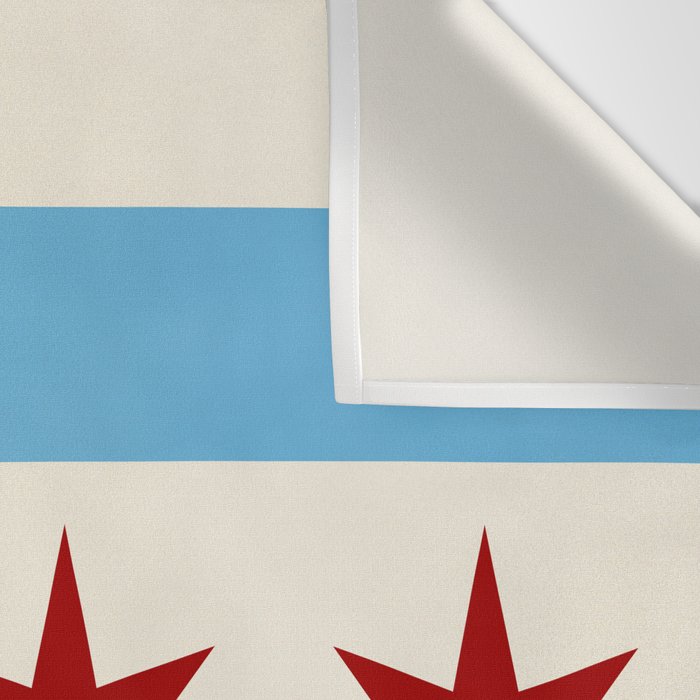 Chicago Flag II Wall Tapestry Gallery Image 3