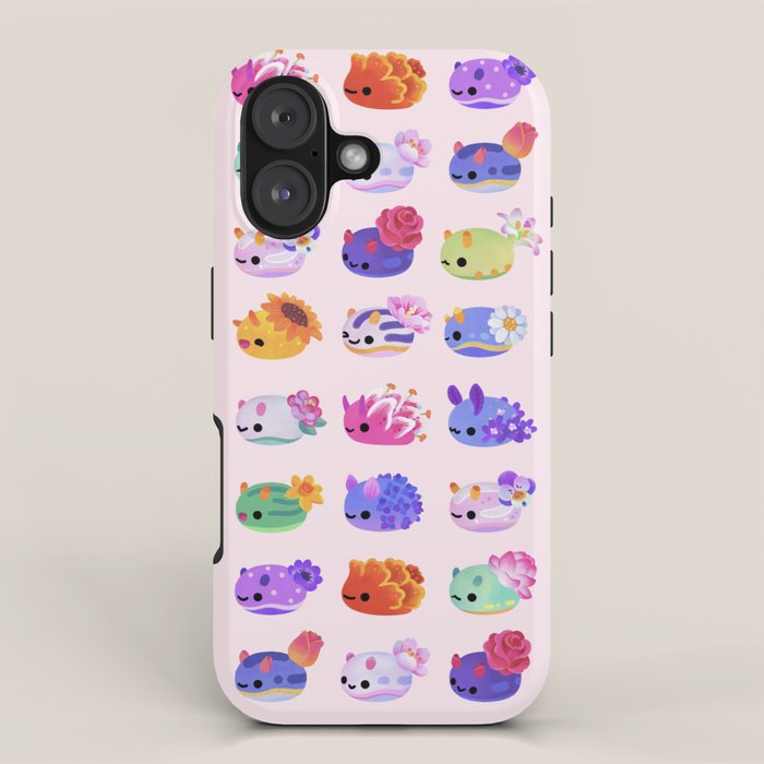 Flower sea slug - pastel iPhone Case Gallery Image 1
