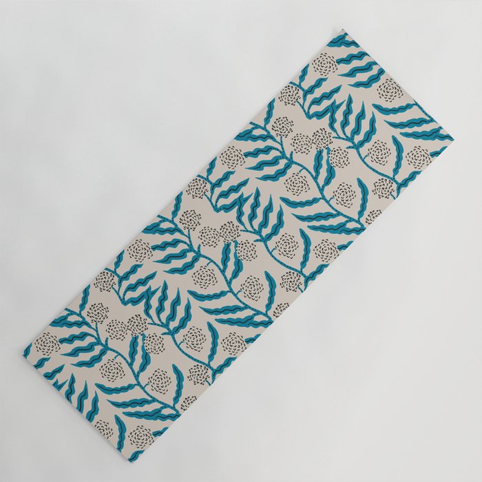 LA VILLE VINE BLUE Yoga Mat Gallery Image 1