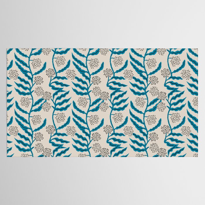 LA VILLE VINE BLUE Tablecloth Gallery Image 2