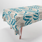 LA VILLE VINE BLUE Tablecloth Gallery Image 1