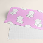 Vaporwave greek statue doodle pattern Wrapping Paper Gallery Image 2