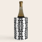 Black Ink Blots Wine Chiller Gallery Image 1