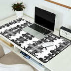 Black Ink Blots Desk Mat Gallery Image 2