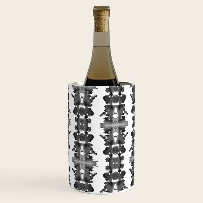 Black Ink Blots Wine Chiller Gallery Image 3