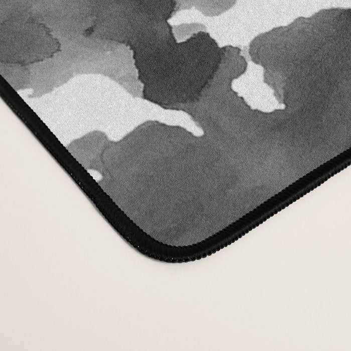 Black Ink Blots Desk Mat Gallery Image 4