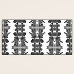 Black Ink Blots Desk Mat Gallery Image 3