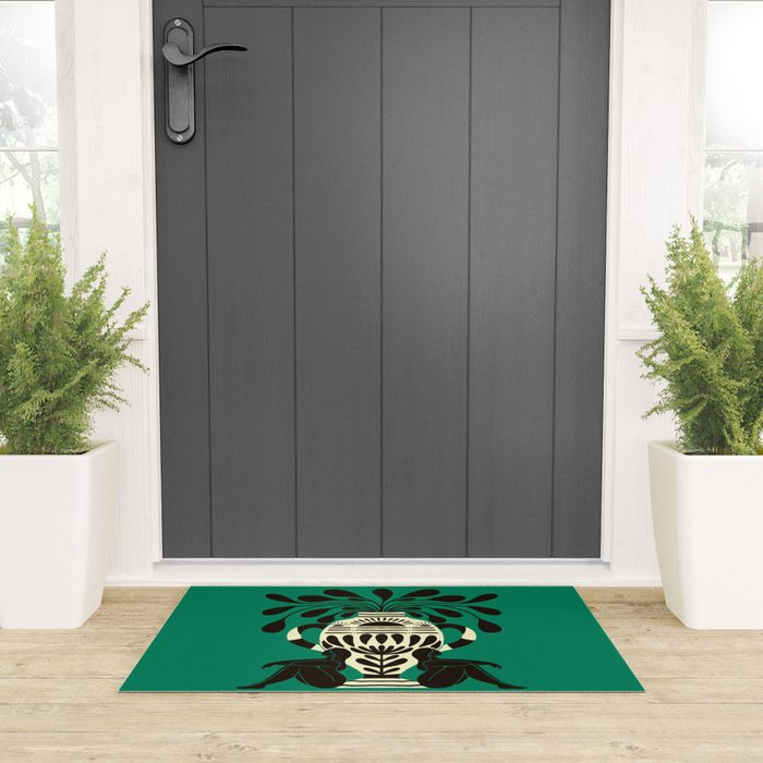 Greco Ladies and Vase Welcome Mat Gallery Image 3