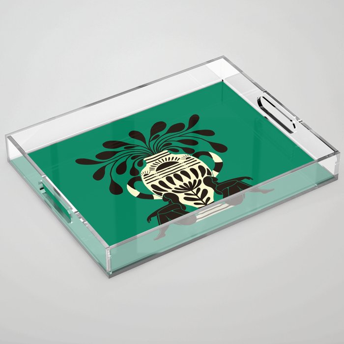 Greco Ladies and Vase Acrylic Tray Gallery Image 1