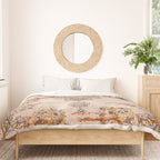 Orange Vintage Rug Design Duvet Cover Gallery Image 3