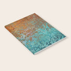 Vintage Copper and Teal Rust Notebook Gallery Image 2