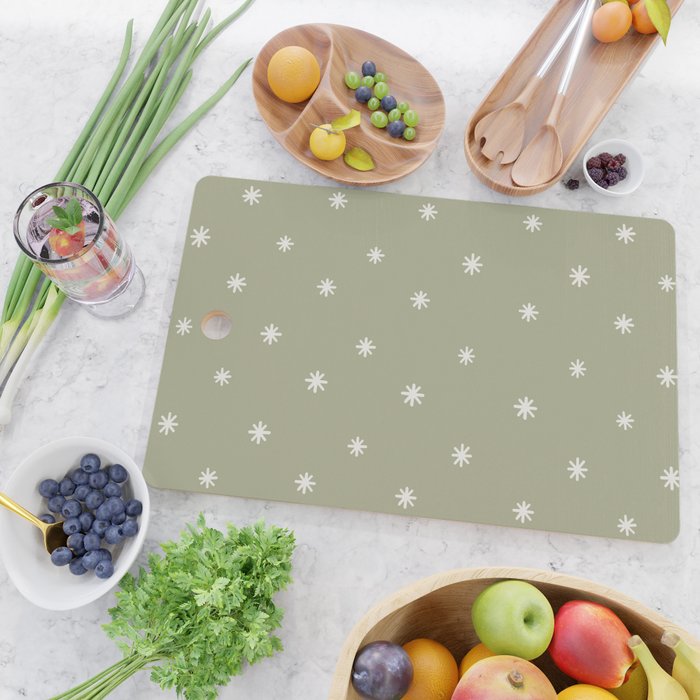 Sparkles Sage Green Cutting Board Gallery Image 2