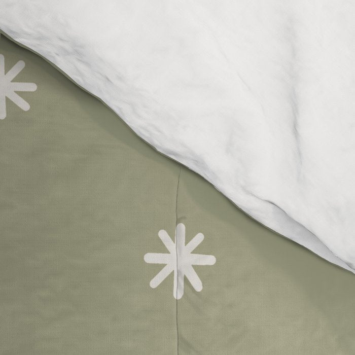 Sparkles Sage Green Comforter Gallery Image 4