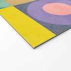 mid  century modern geometric checkers summer 2 Welcome Mat Gallery Image 2