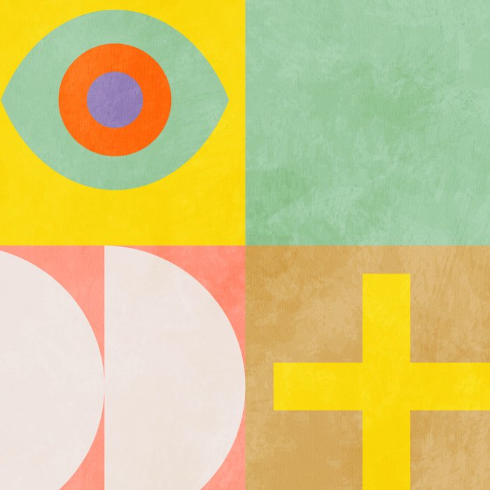 mid  century modern geometric checkers summer 2 Coffee Mug Gallery Image 2