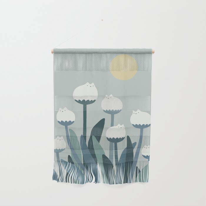 Cat and Plant 76 Wall Hanging Gallery Image 1
