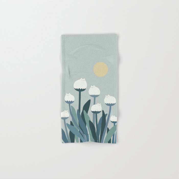 Cat and Plant 76 Bath Towel Gallery Image 1