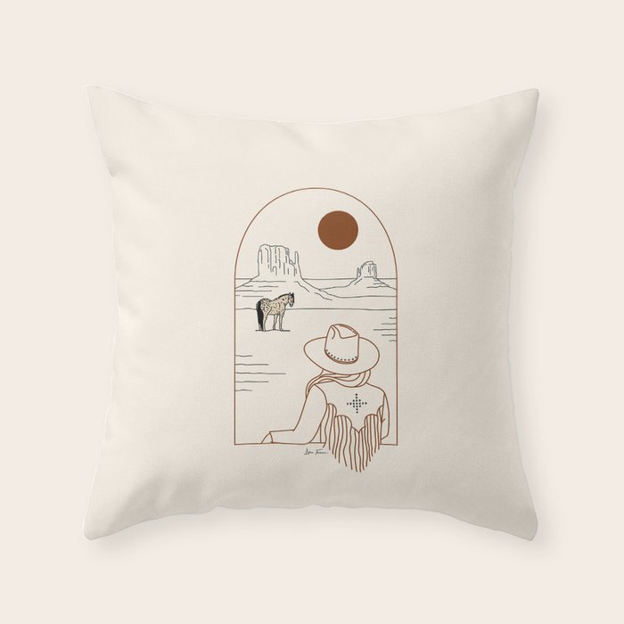 Lost Pony - Rustic Throw Pillow Gallery Image 6