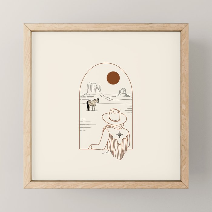 Lost Pony - Rustic Mini Art Print Gallery Image 1