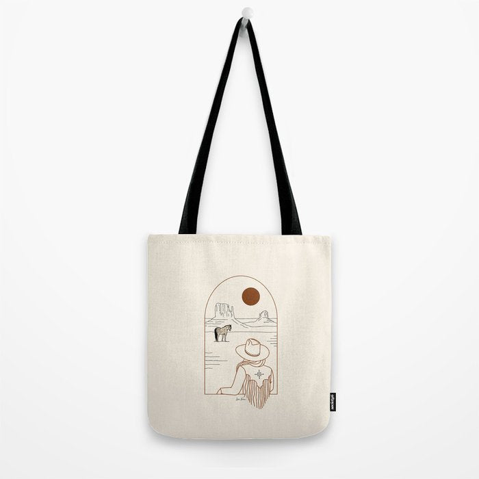 Lost Pony - Rustic Tote Bag Gallery Image 2