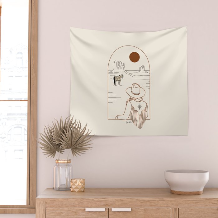 Lost Pony - Rustic Wall Tapestry Gallery Image 2