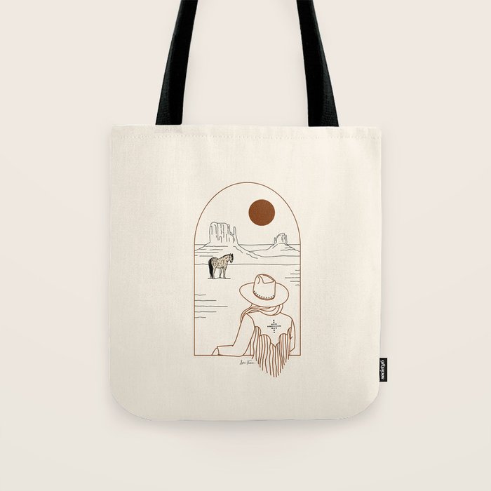 Lost Pony - Rustic Tote Bag Gallery Image 1