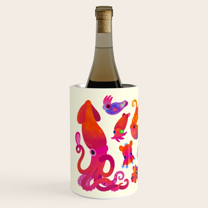 Cephalopod - pastel Wine Chiller Gallery Image 2