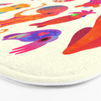 Cephalopod - pastel Bath Mat Gallery Image 3