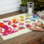 Cephalopod - pastel Outdoor Rug Gallery Image 2