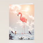 FLAMINGO & FRIENDS Stationery Card Gallery Image 2