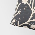Red And Black Woodblock Birds Pillow Sham Gallery Image 4