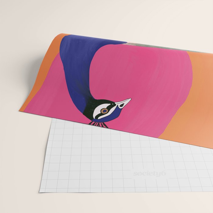 Beautiful Peacock Wrapping Paper Gallery Image 2