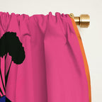 Beautiful Peacock Window Curtain Gallery Image 2