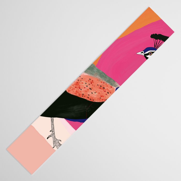 Beautiful Peacock Table Runner Gallery Image 3