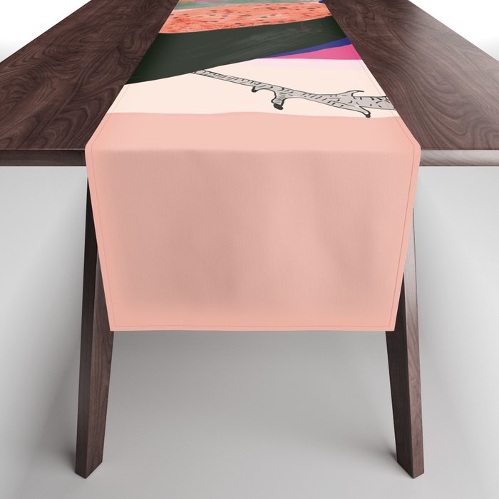 Beautiful Peacock Table Runner Gallery Image 1