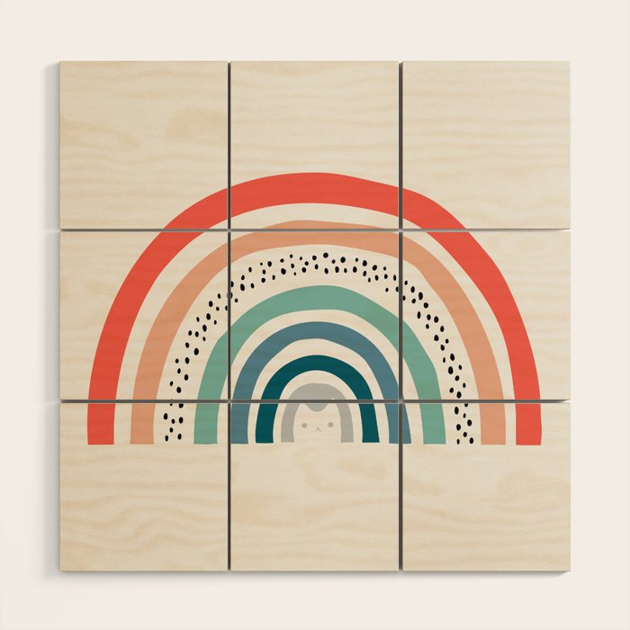 Cat Landscape 86 Wood Wall Art Gallery Image 1